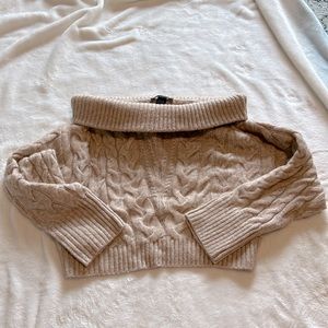 Crop sweater